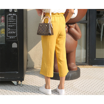 Female wide leg pants in summer and autumn